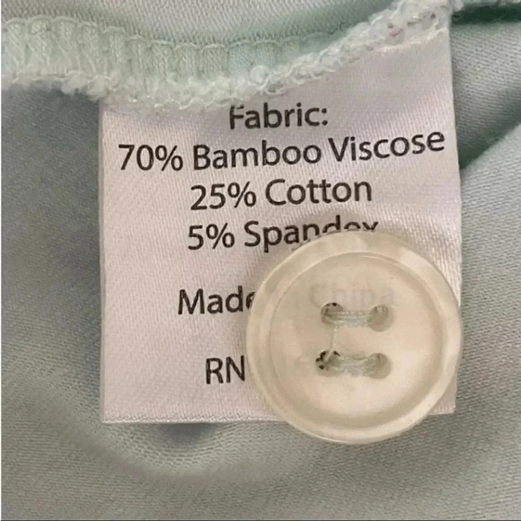 Texere Ligt Green Viscose Jersey Knit Nightshirt Pajama SZ L - Picture 8 of 12